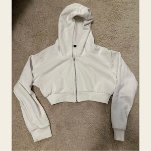 Pchee Bum Cropped Zip Hoodie!  Cross listed on Mercari and Curtsy!